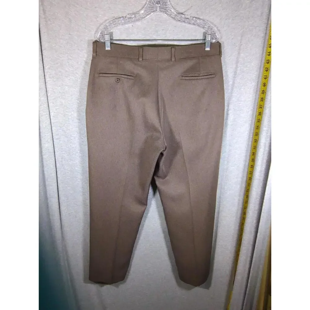 Levis Dress‎ Pants Mens 35 X 27 (Actual) Made in USA Vintage Action Slacks